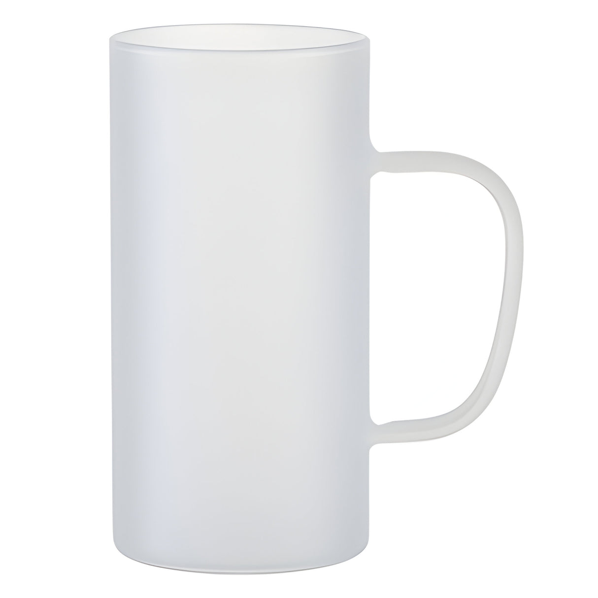 Becher - Glas - Mattiert - Karton mit 2 x 22oz Bierkrügen mit schmalem Griff