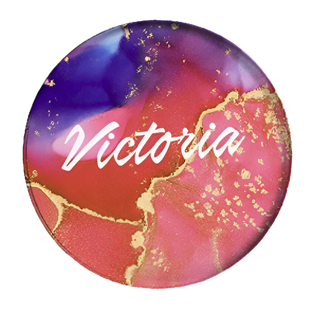 Ornement - POLYMÈRE - 10 x ROND - 7cm Ornement - FINITION MAT