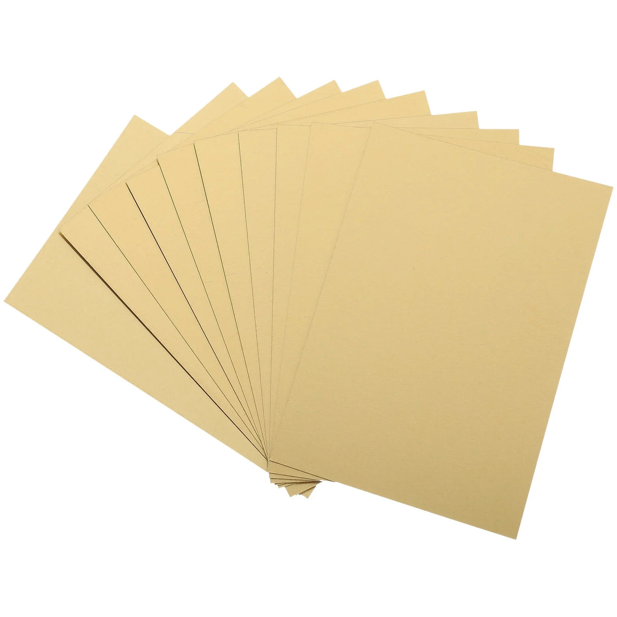 10 x Sublimation Metal Sheets - 0.5mm - GOLD - 20cm x 30cm