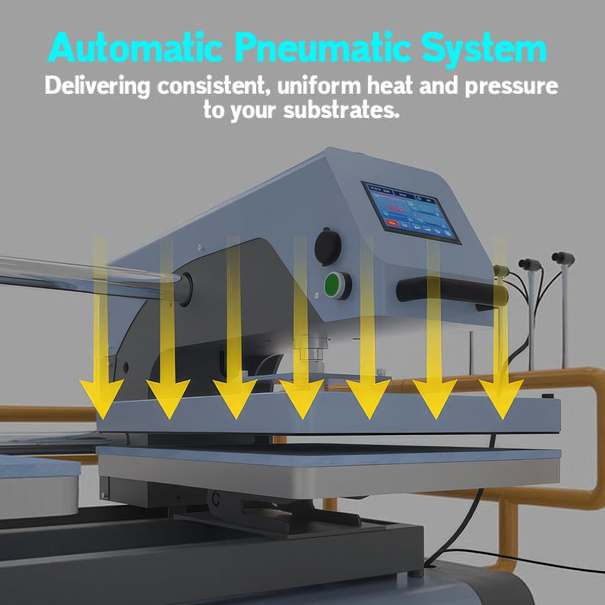 OtterPro Automatic Air Press Slide Pro Dual Station Heat Press (40cm x 50cm)