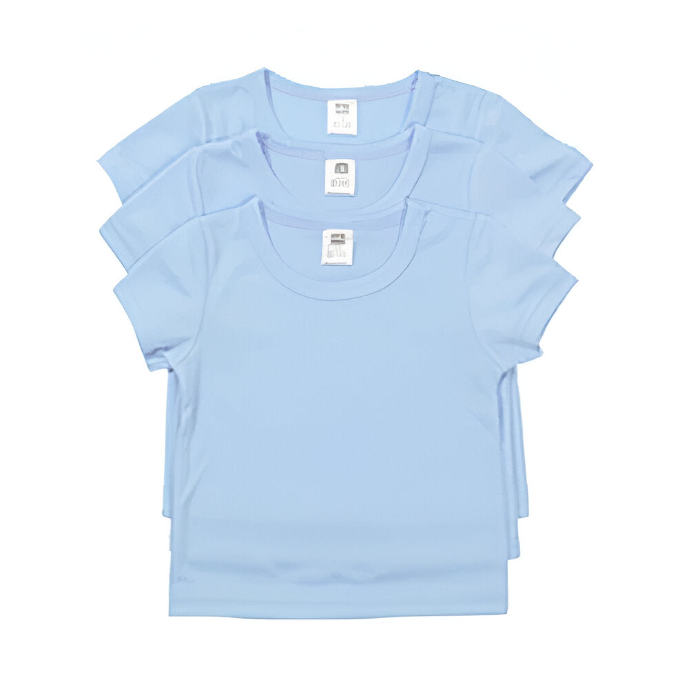 Apparel - Baby T-Shirt - 100% Polyester - Light Blue - Longforte Trading Ltd
