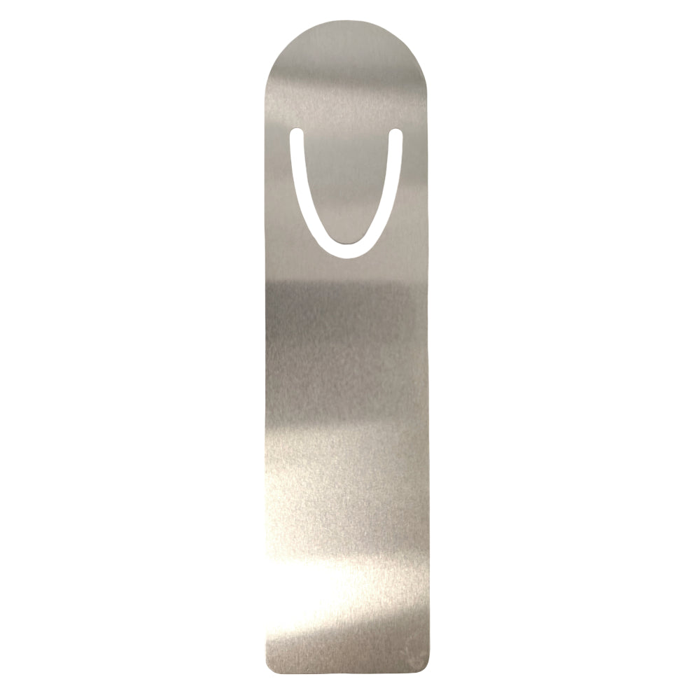 Pack of 10 Rectangular Sublimation Bookmarks - 3.2cm x 12.7cm - Silver