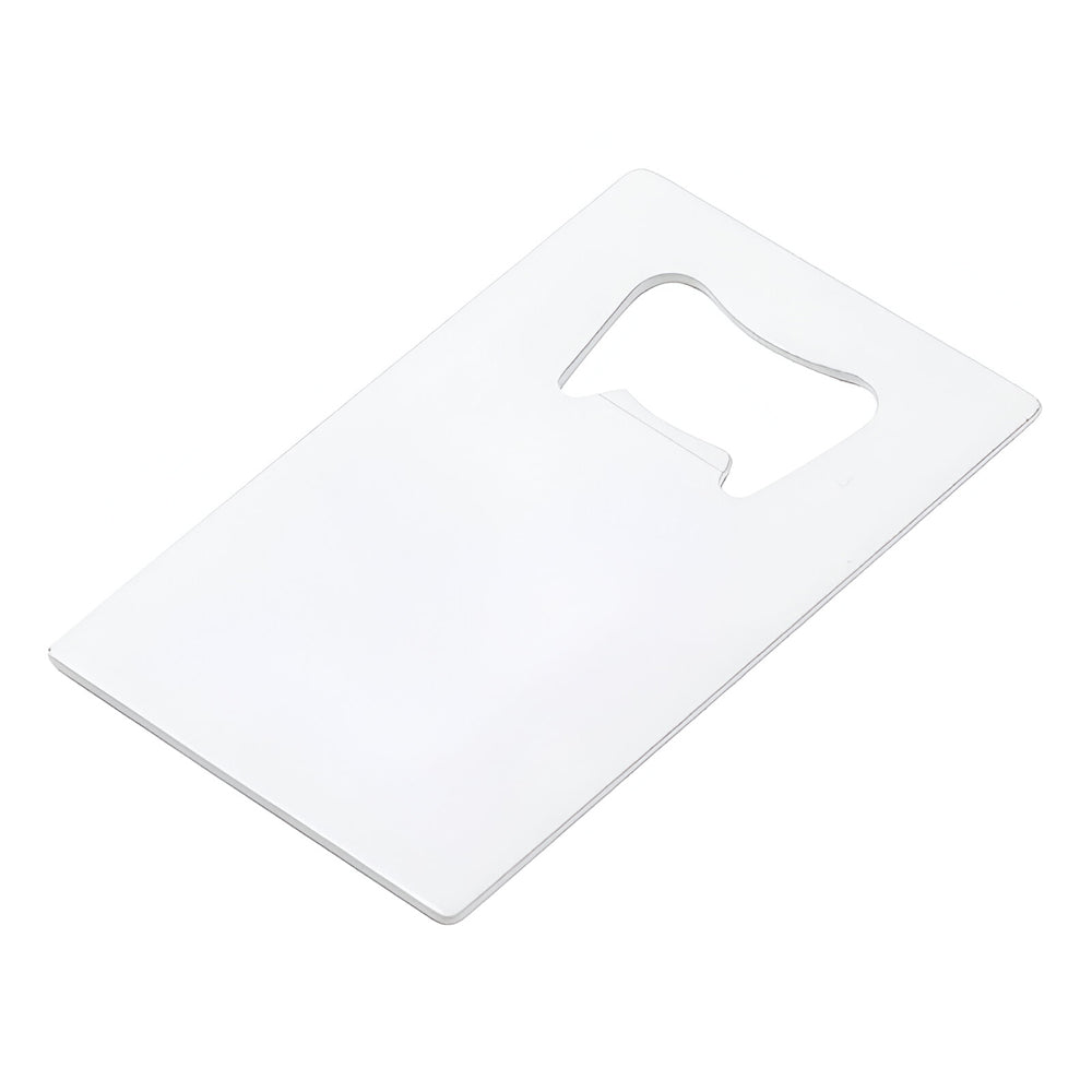 Bottle Openers - Pack of 10 x FULL WHITE - Credit Card - 5.3cm x 8.5cm - Longforte Trading Ltd