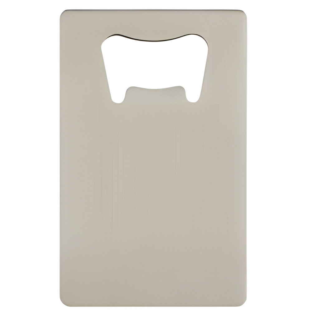 Bottle Opener - Pack of 10 x Steel - Rectangle - 5.3cm x 8.5cm - Longforte Trading Ltd