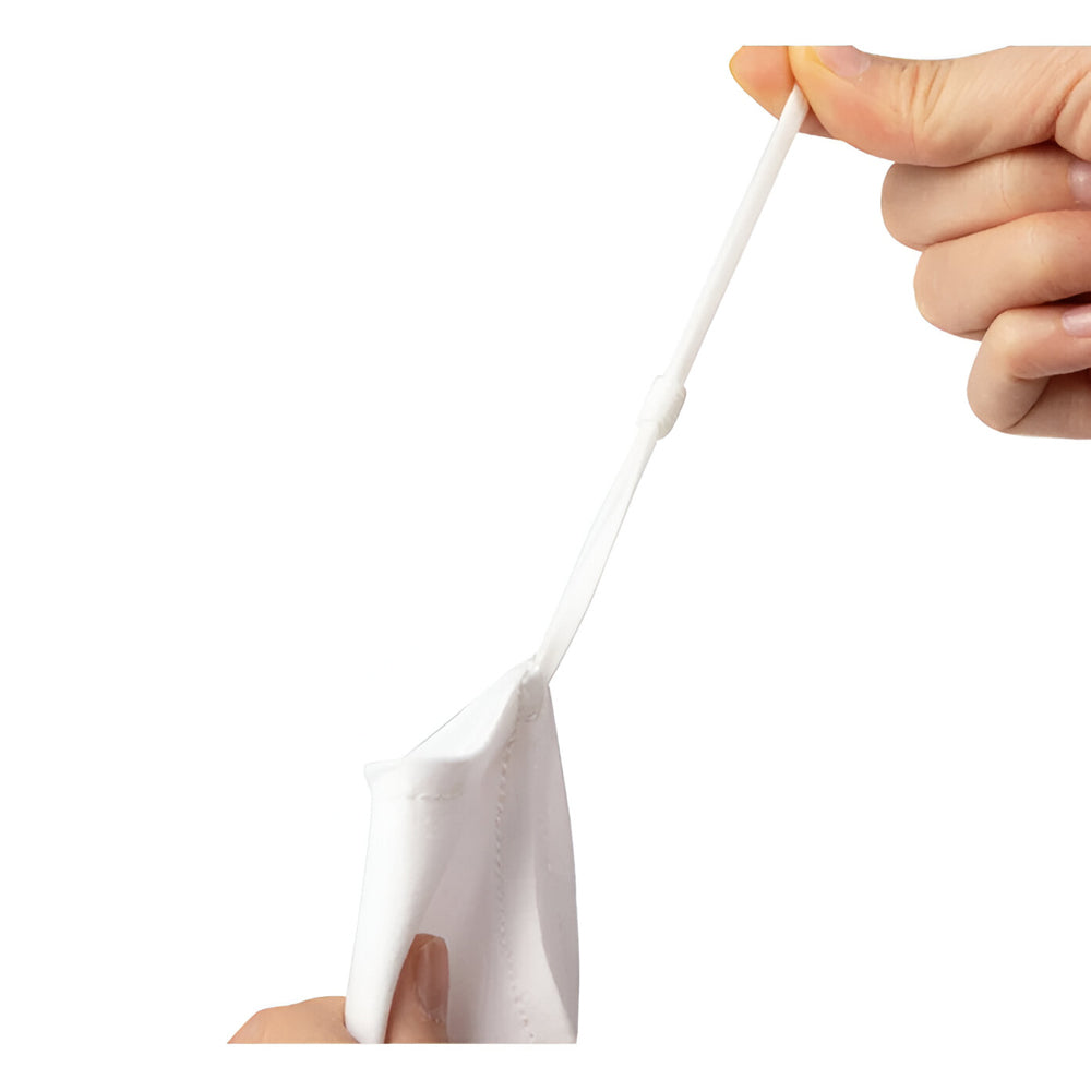 BULK CARTON (500 pieces) - Face Coverings - Plain White - Adult Size with 2 x PM2.5 Filters - Longforte Trading Ltd