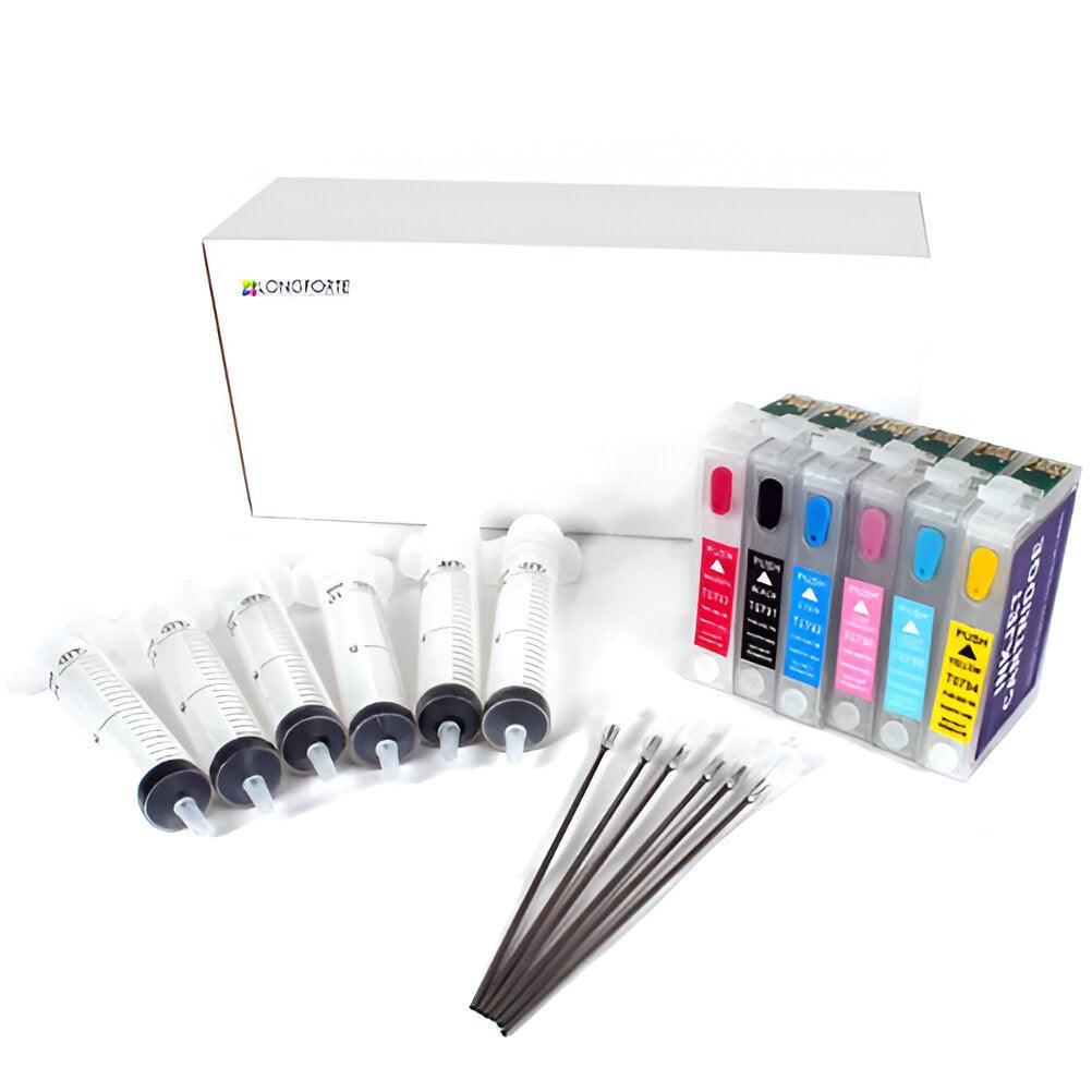 E8 Epson Compatible Refillable Cartridges (T0801-T0806) - Longforte Trading Ltd