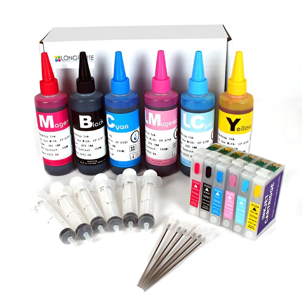 Epson Compatible Starter Set E8 Cartridge Number: T0801-T0806 - Longforte Trading Ltd