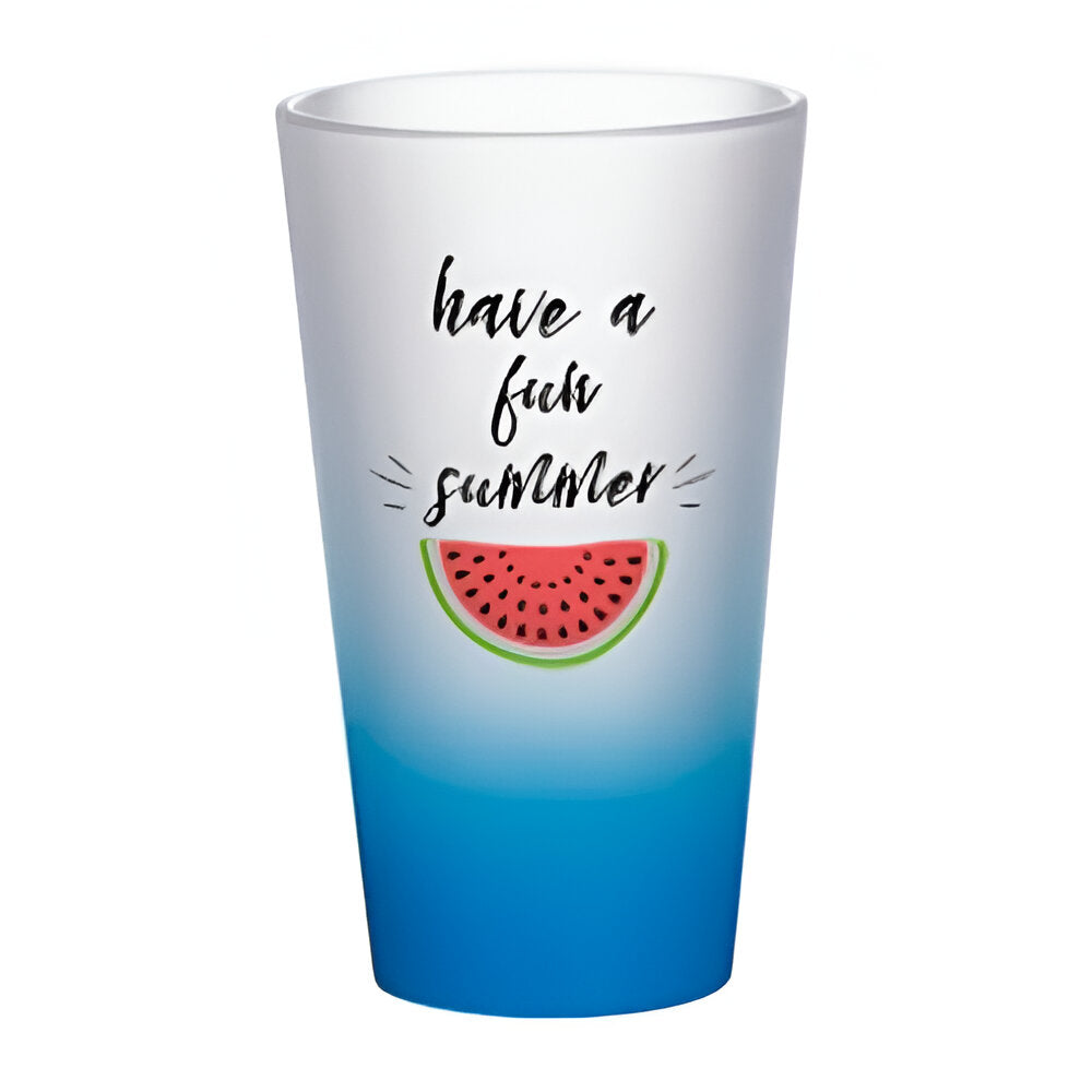 VOLLER KARTON - 24 x GRADIENT 17oz CONE-Gläser - HELLBLAU