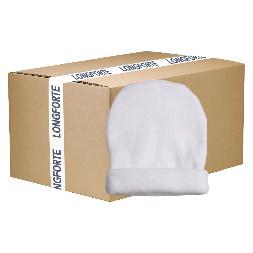 Wholesale Carton - 50 x Baby Sublimation Fleece Beanie Caps - White