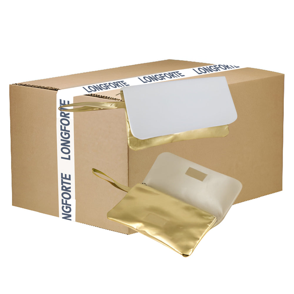 VOLLER KARTON - 30 x Handtaschen mit Riemen - Gold