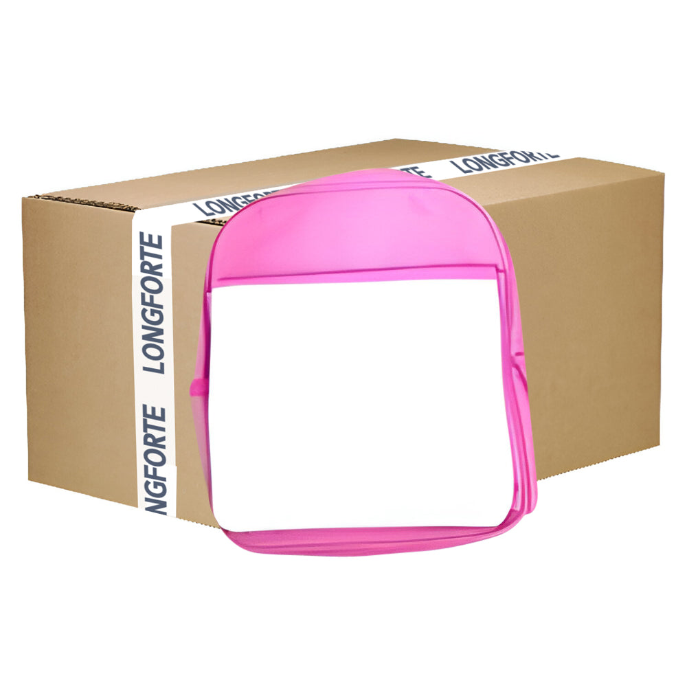 FULL CARTON - 20 x Large School Bags with Panel - Pink - Longforte Trading Ltd