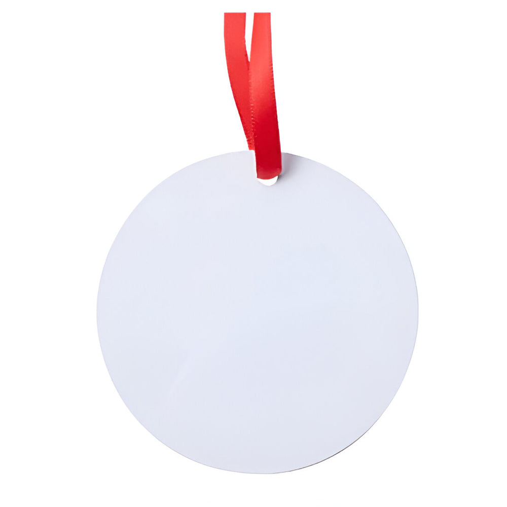 FULL CARTON - (100 PIECES) ALUMINIUM Double-Sided Ornament - Round (7.6cm) - Longforte Trading Ltd