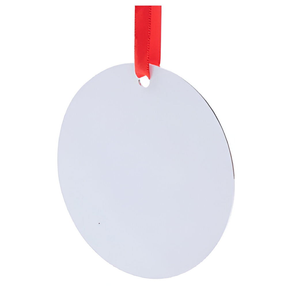 FULL CARTON - (100 PIECES) ALUMINIUM Double-Sided Ornament - Round (7.6cm) - Longforte Trading Ltd
