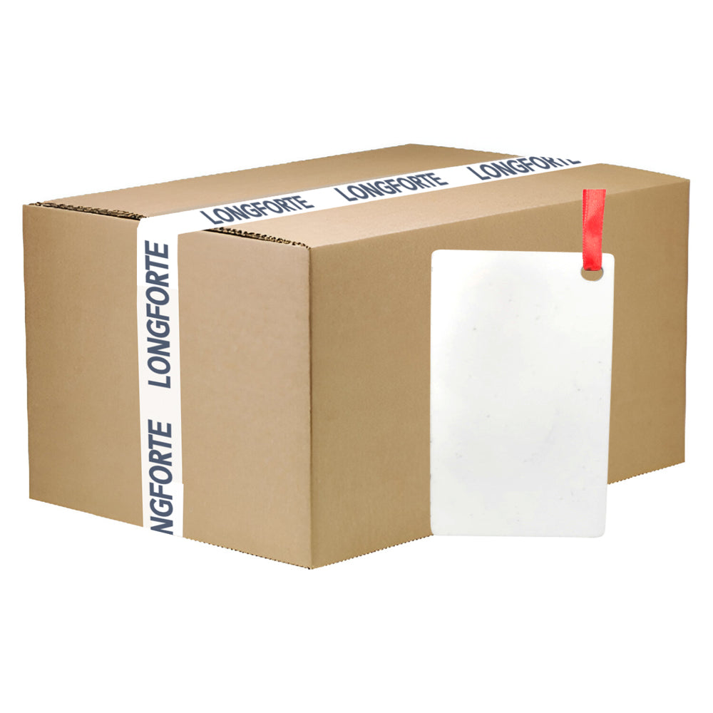 FULL CARTON - (100 PIECES) MDF Hanging Ornament - Rectangle - Longforte Trading Ltd