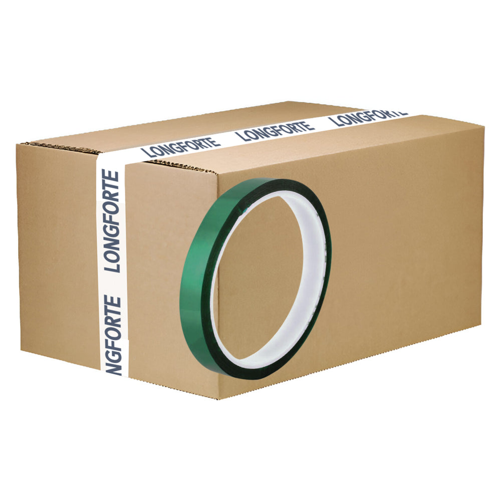 FULL CARTON - 100 x Heat Resistant Tapes - Green - 10mm - Longforte Trading Ltd