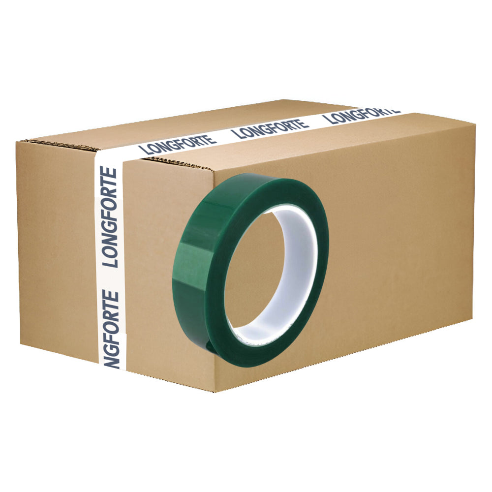 FULL CARTON - 100 x Heat Resistant Tapes - Green - 20mm - Longforte Trading Ltd