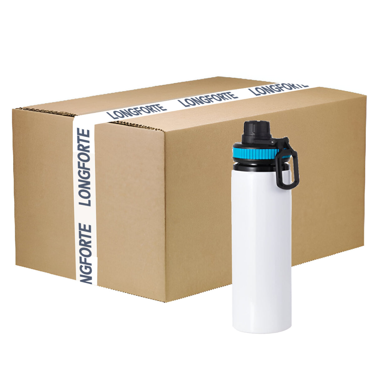 Bouteilles d'eau - PROVENTURER - Bouteille Flip 850ml - BLEU