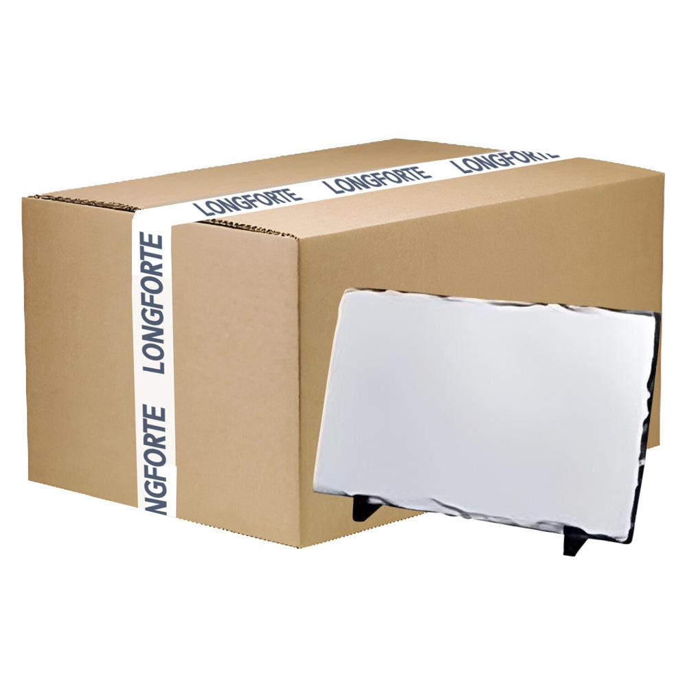 Wholesale Carton - 28 x Blank Small Landscape (15cm x 20cm) Sublimation Photo Slates with Stands