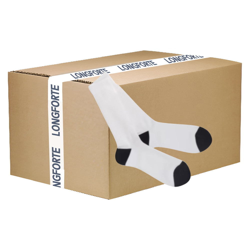 FULL CARTON - 144 Pairs x Adult Sports Socks - 50cm - Longforte Trading Ltd