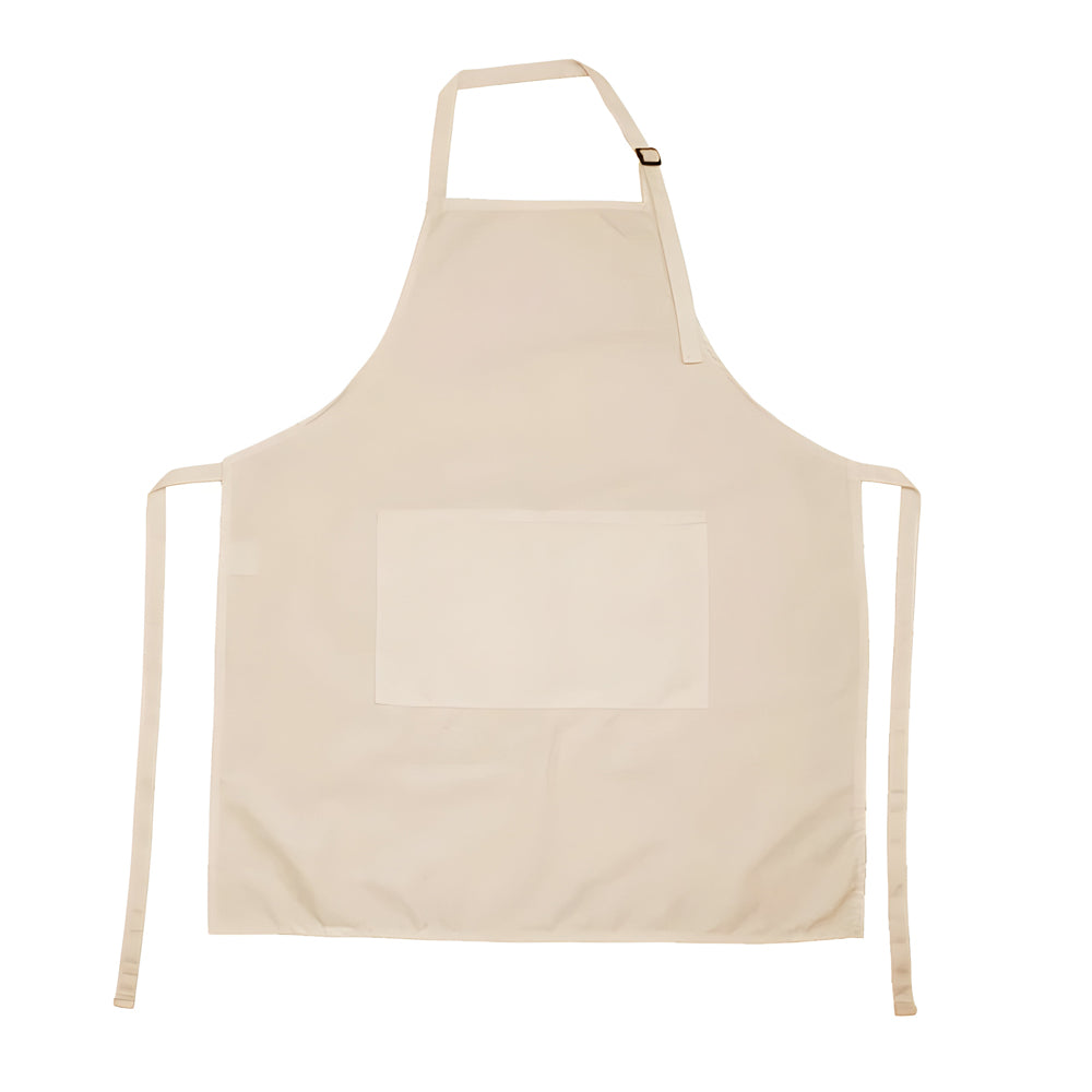 VOLLER KARTON - 30 x Schürzen mit Tasche - Erwachsene - Canvas CREME