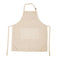 FULL CARTON - 30 x Aprons With Pocket - Adult - Canvas CREAM