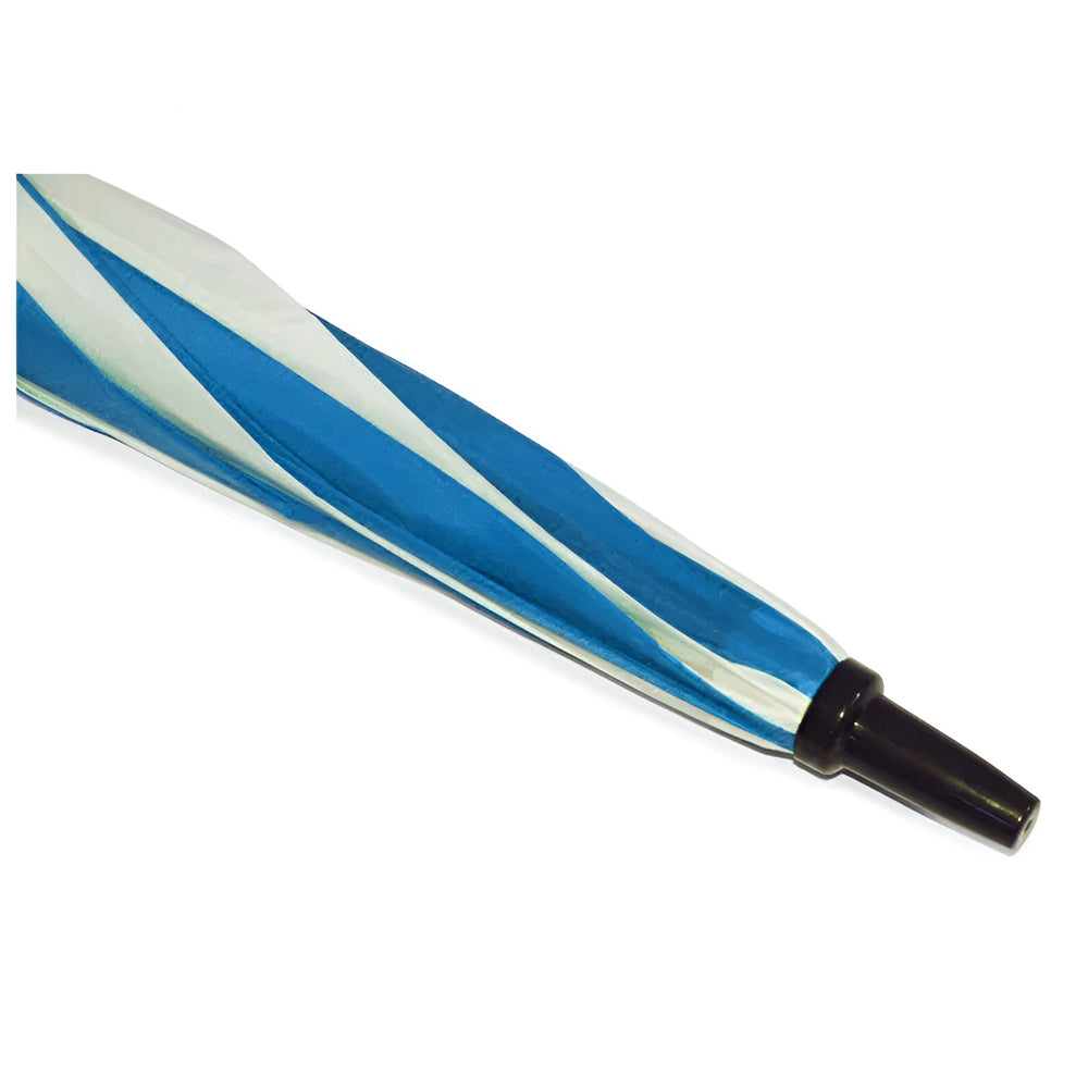 Wholesale Carton - 24 x Large 60" Sublimation Golf Umbrellas - BLUE/ WHITE
