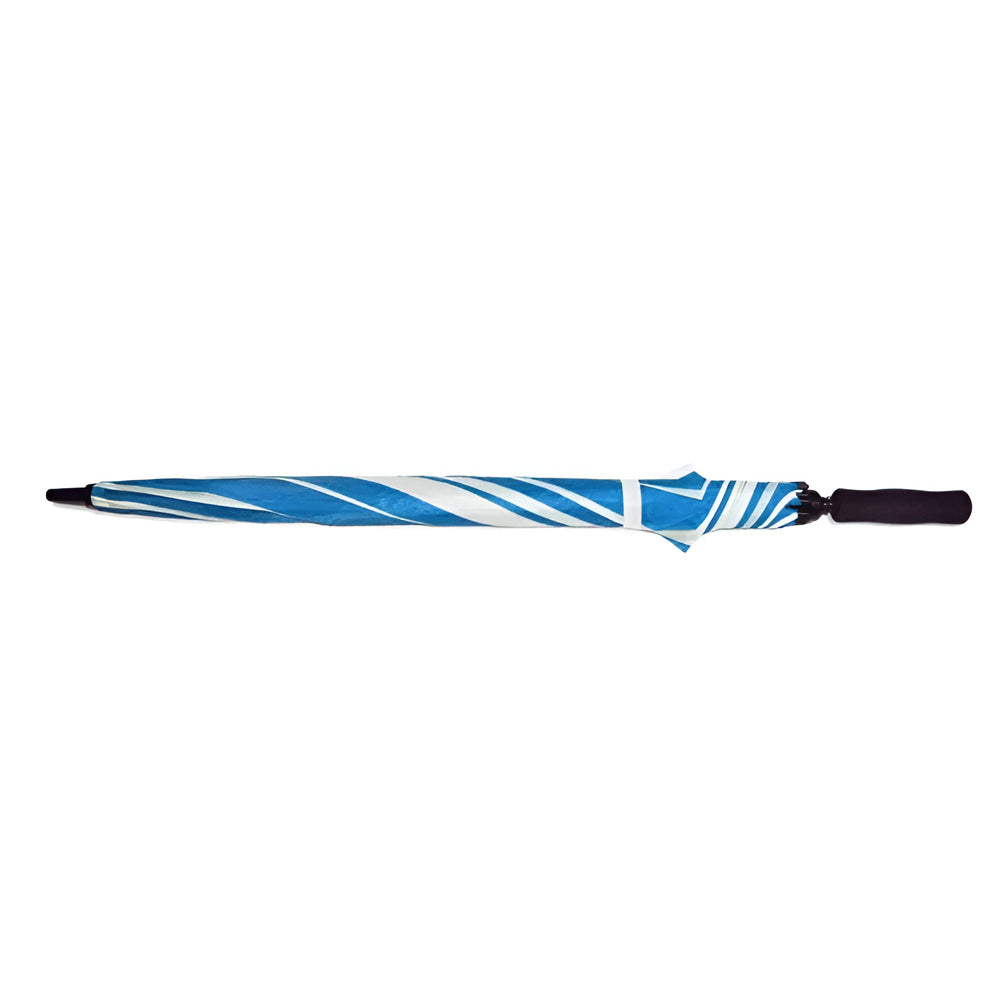 Wholesale Carton - 24 x Large 60" Sublimation Golf Umbrellas - BLUE/ WHITE