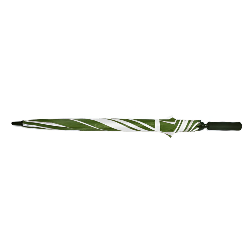 Wholesale Carton - 24 x Large 60" Sublimation Golf Umbrellas - GREEN/ WHITE
