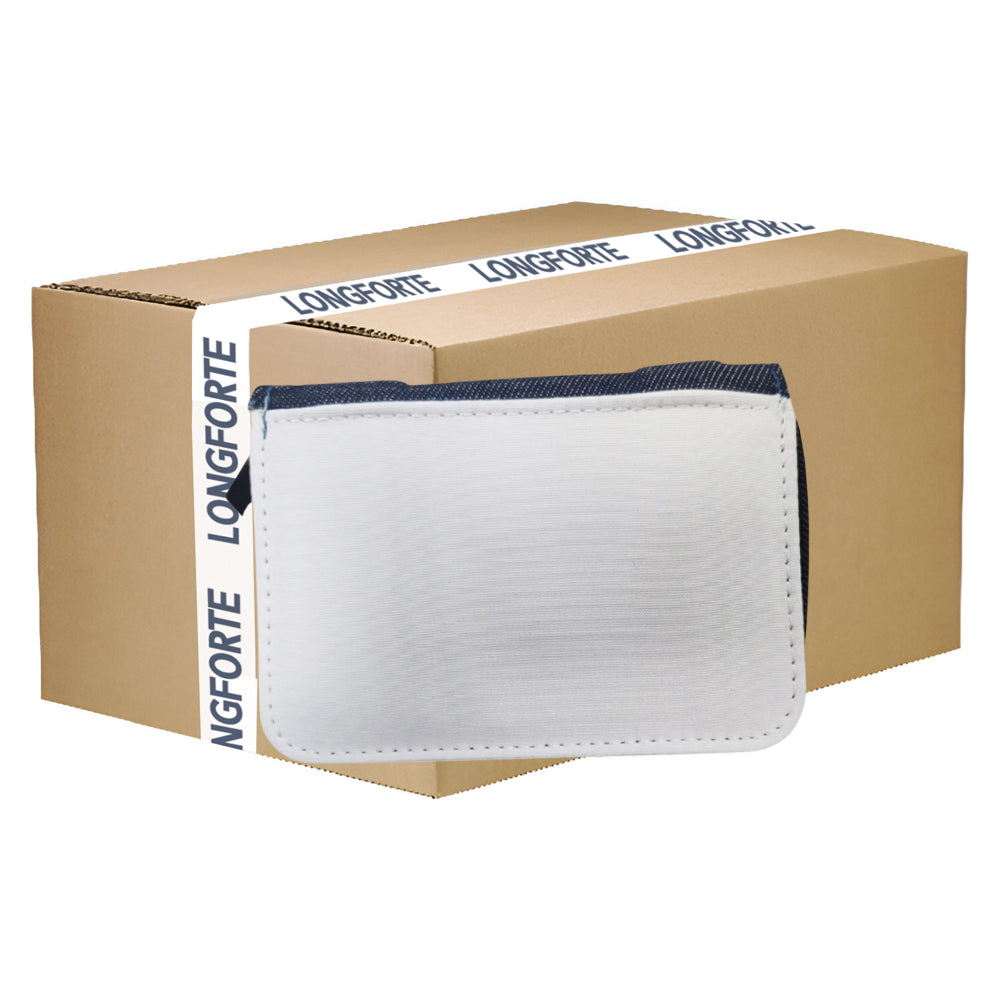 FULL CARTON - 20 x Wallets - Denim Wallet/ Purse - Small - Longforte Trading Ltd