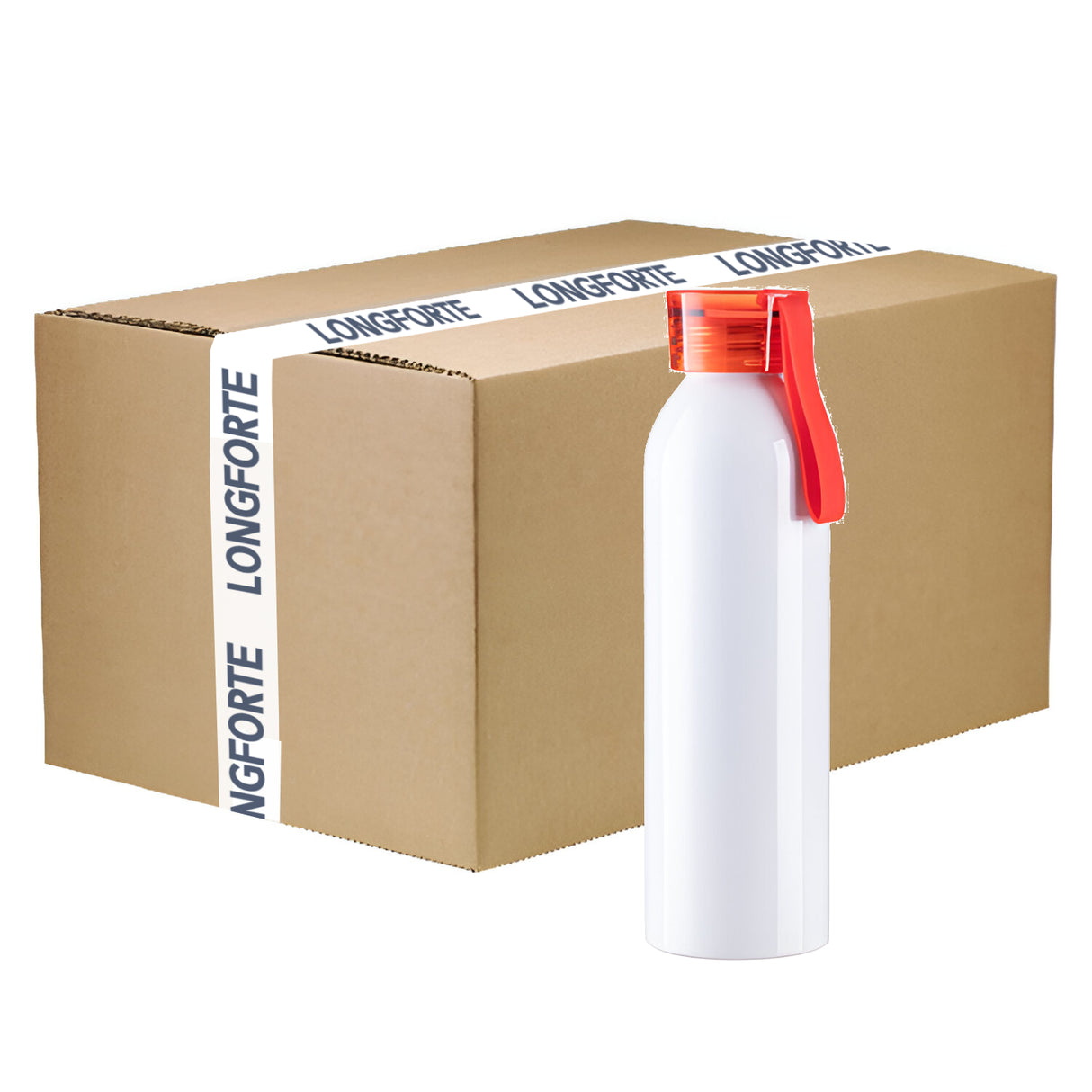 Wholesale Carton - 50 x MAVERICK Water Bottles - 650ml - RED