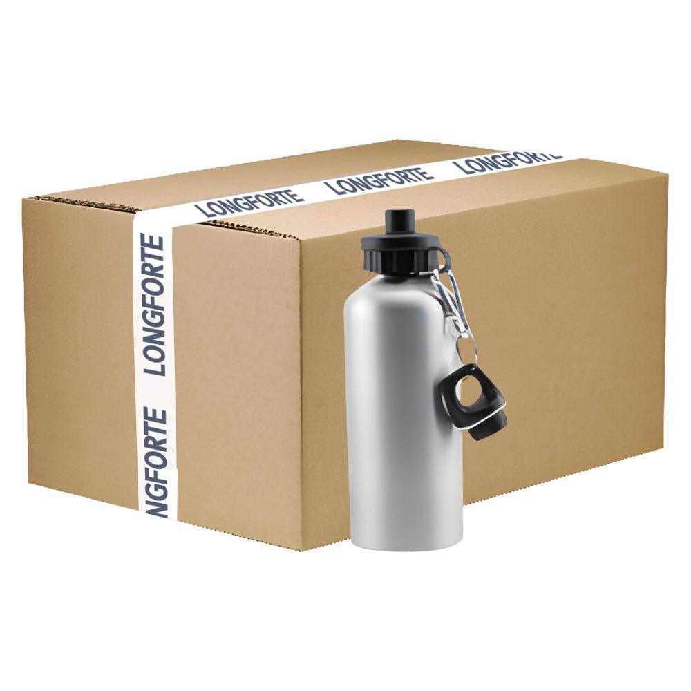 Wholesale Carton - 60 x Aluminium 500ml Sublimation Water Bottles - Silver