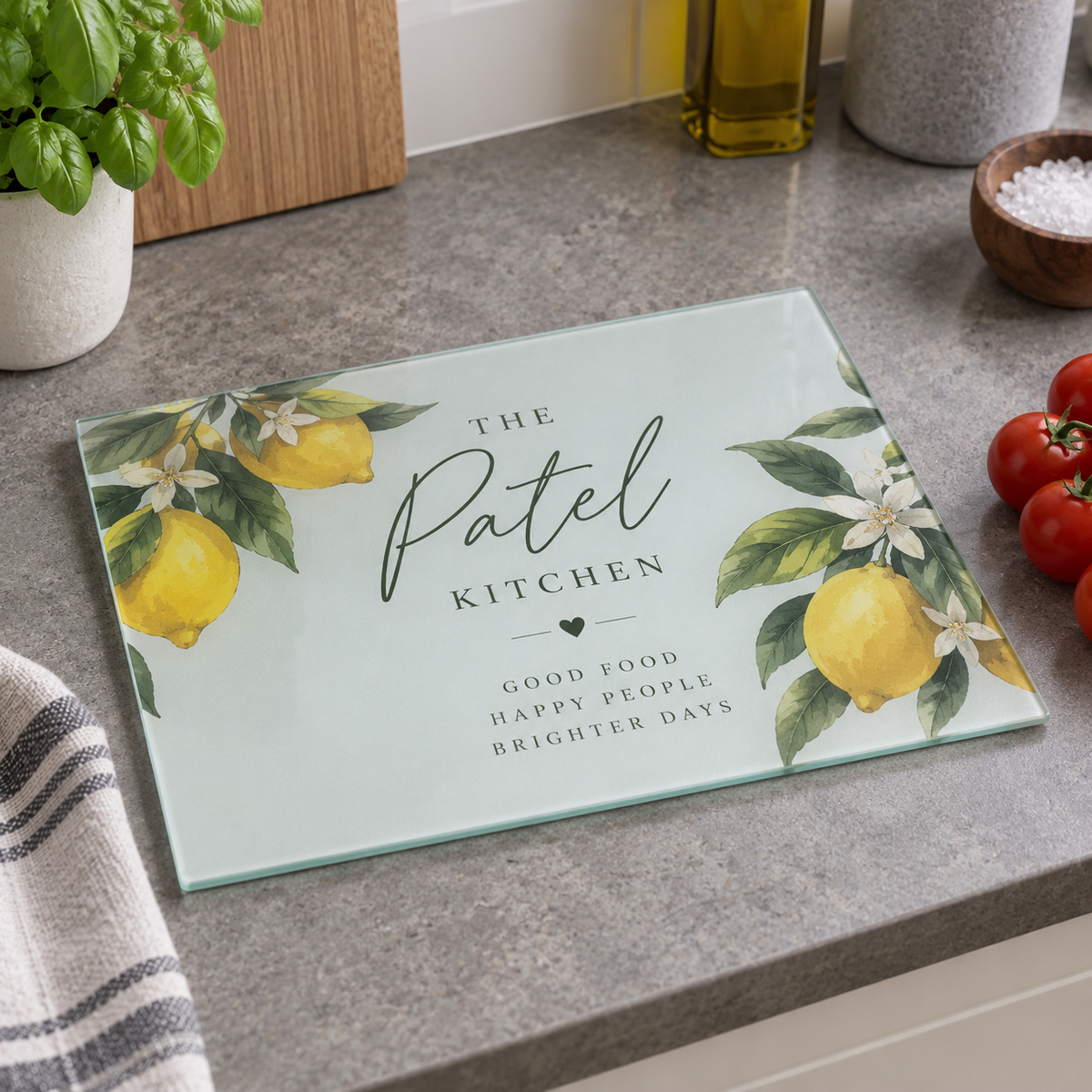 Sublimation Glass Cutting Board - 20cm x 28cm - SMOOTH