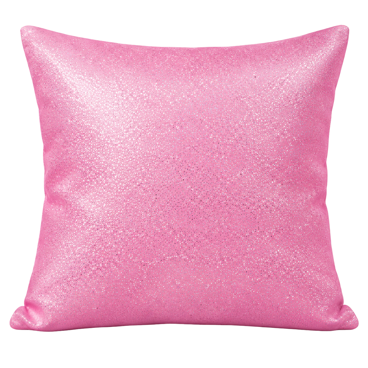 Housse de Coussin - Paillettes - Rose - 40cm x 40cm - Carré