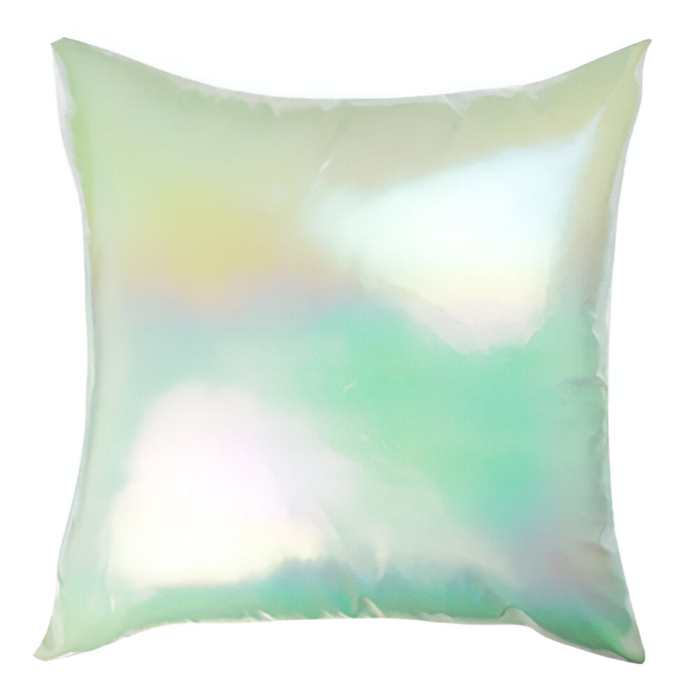 Sublimation Cushion Cover – Holographic Gradient Finish - Light Green