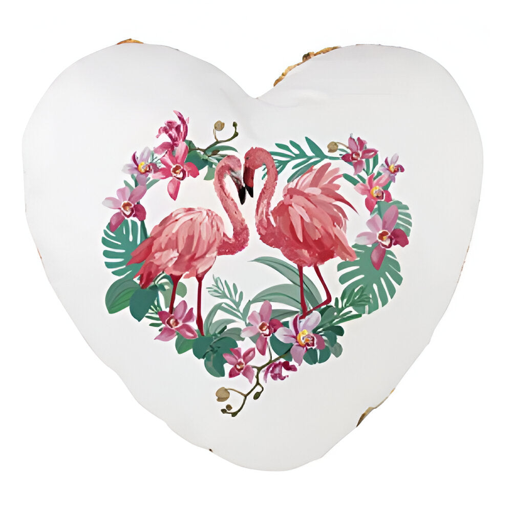 Sublimation Sequin Cushion Cover - Gold - Heart