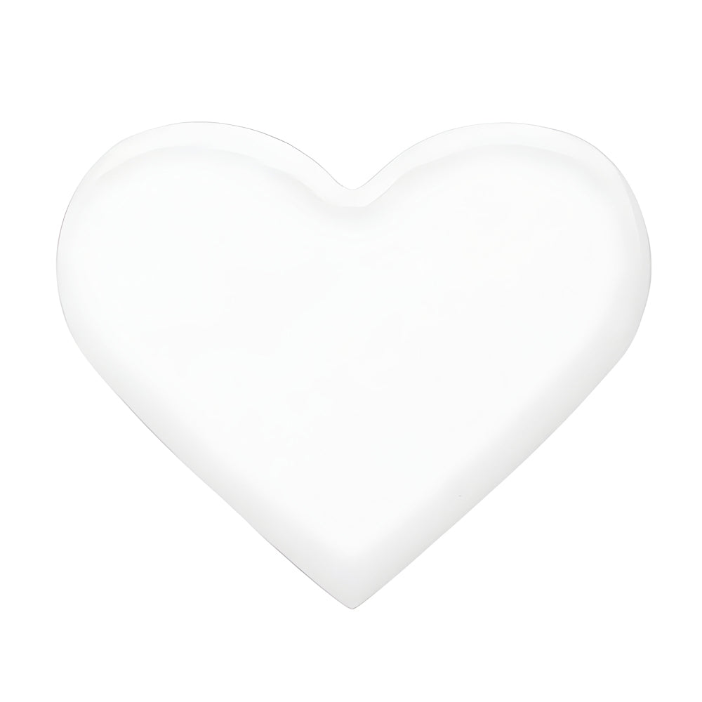 Coaster - 4 x Ceramic - HEART - 9cm x 11cm - Cork Base - Longforte Trading Ltd