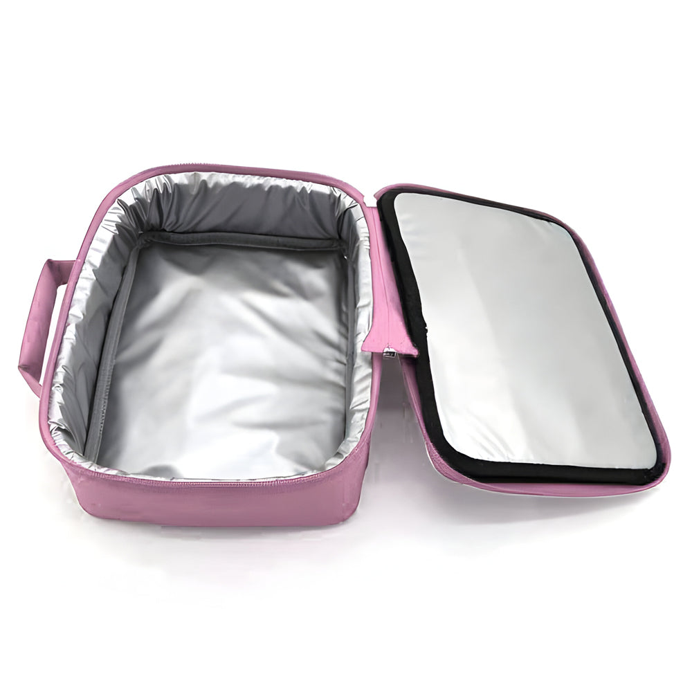 Bags & Wallets - Cooler Bag - SMALL - PINK - 24cm x 18cm x 7cm - Longforte Trading Ltd