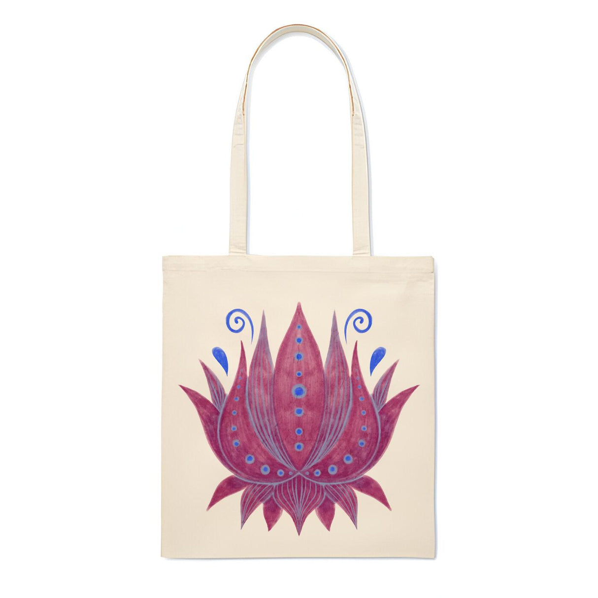 Organic Cotton Tote Bag with Long Handles - 180gsm