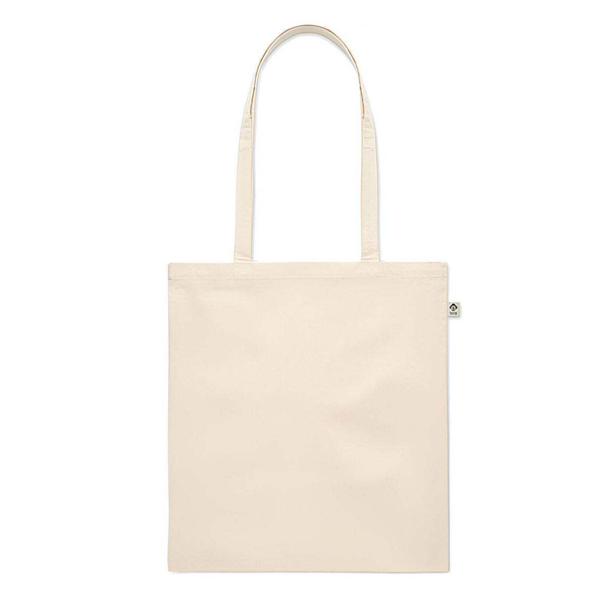 Organic Cotton Tote Bag with Long Handles - 180gsm