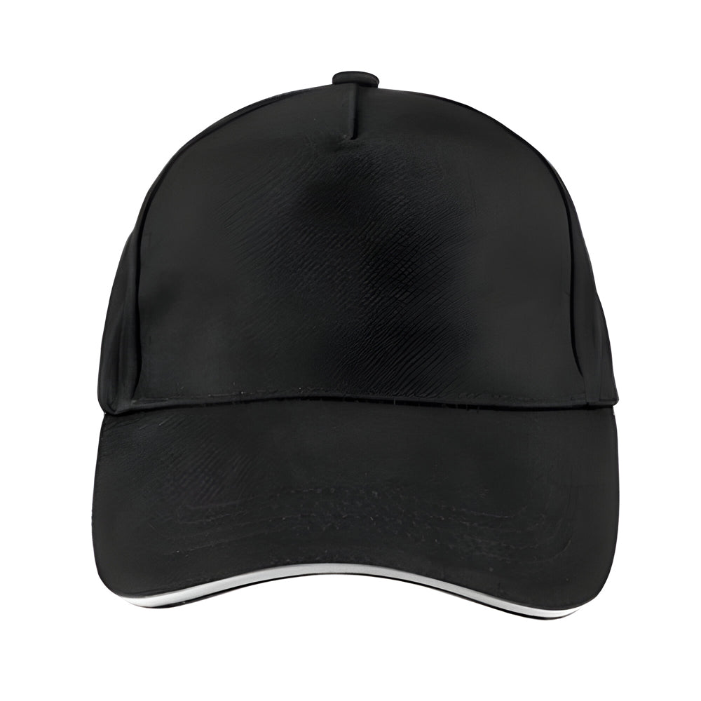 Hats & Headwear - COTTON - Baseball Cap - Jet Black - Longforte Trading Ltd