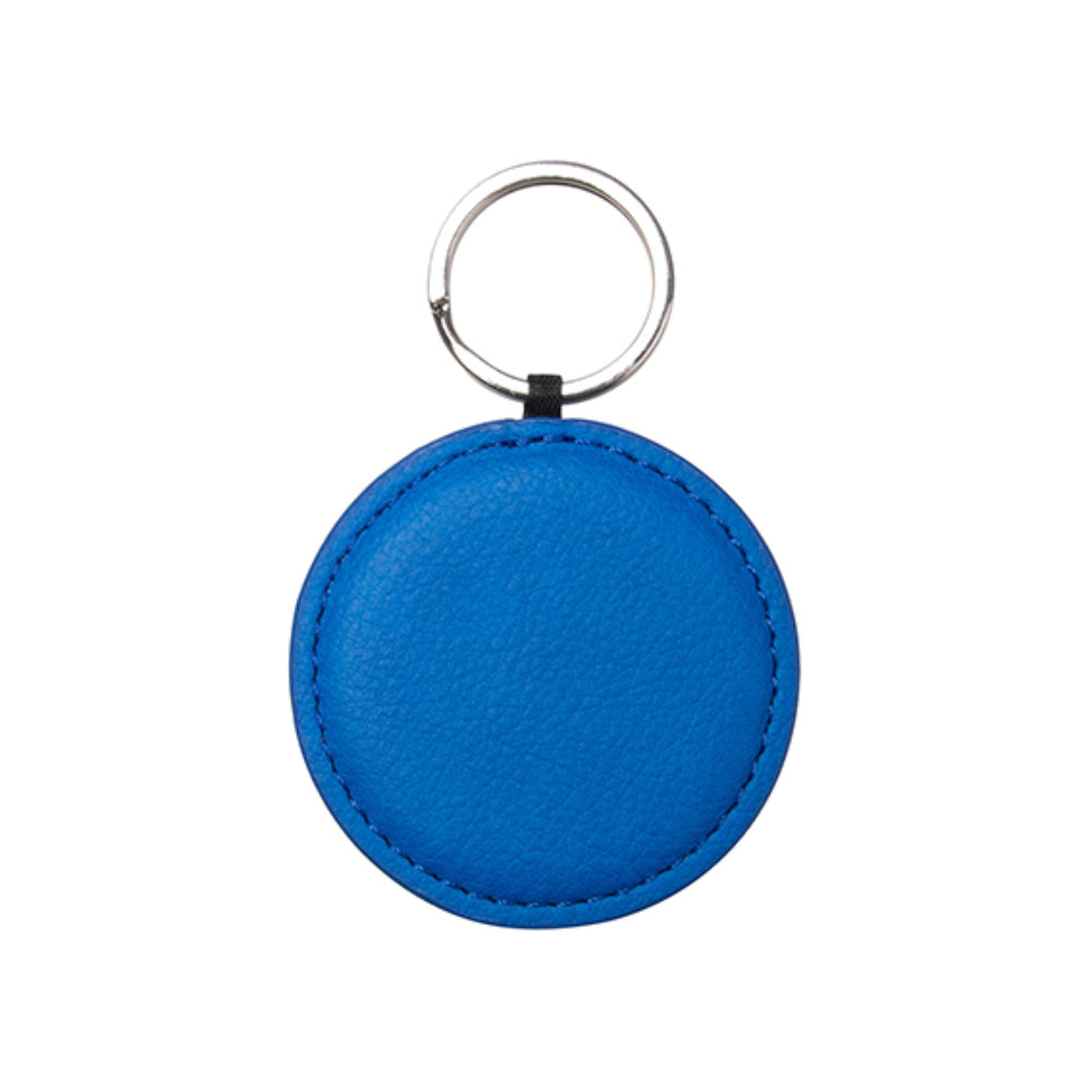 Gravables - PU CUIR - Porte-clés - ROND - 5cm - Marine