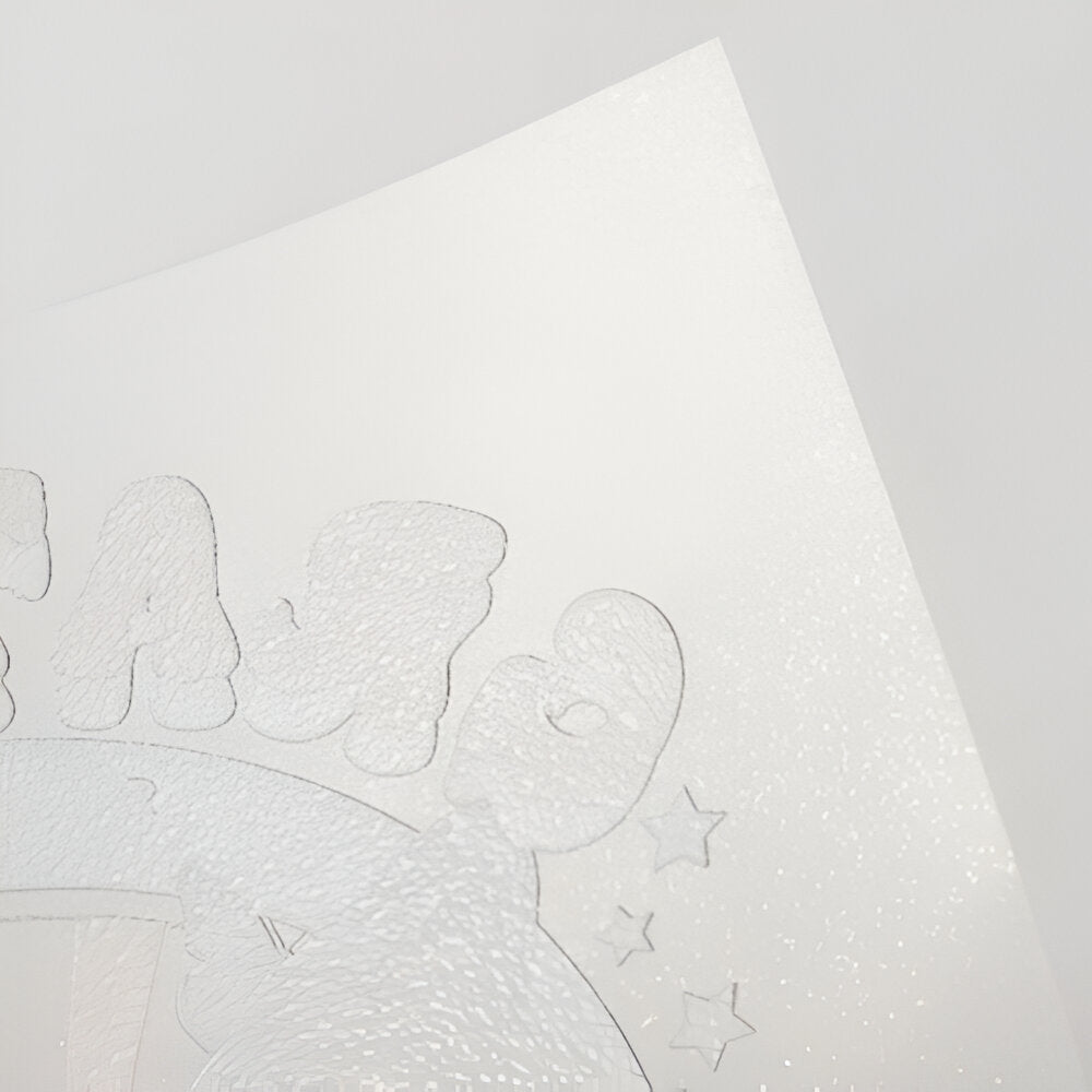 DTF Film - Glitter Silver - 600mm x 100m