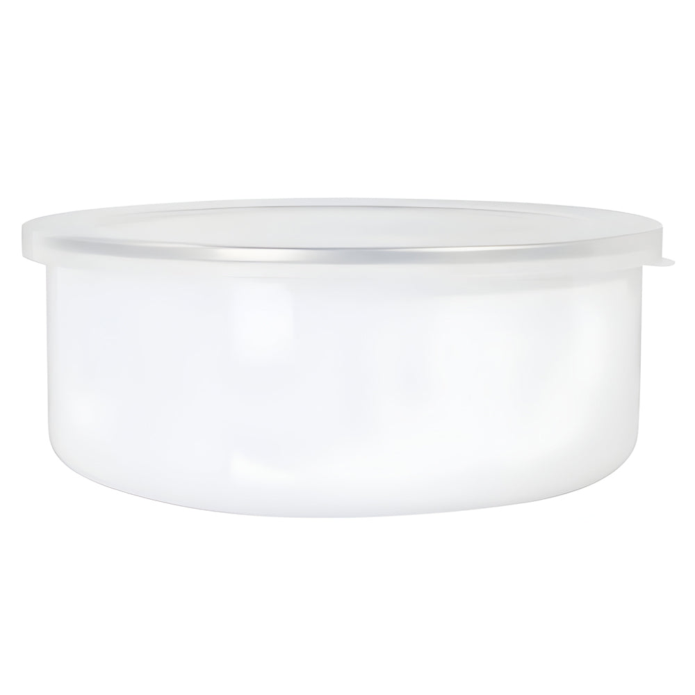 Bowls - Enamel - 30oz (900ml) Bowl With Lid - 6.5cm x 16cm - Longforte Trading Ltd