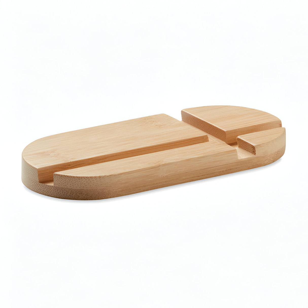 Engravable Bamboo Tablet & Phone Stand