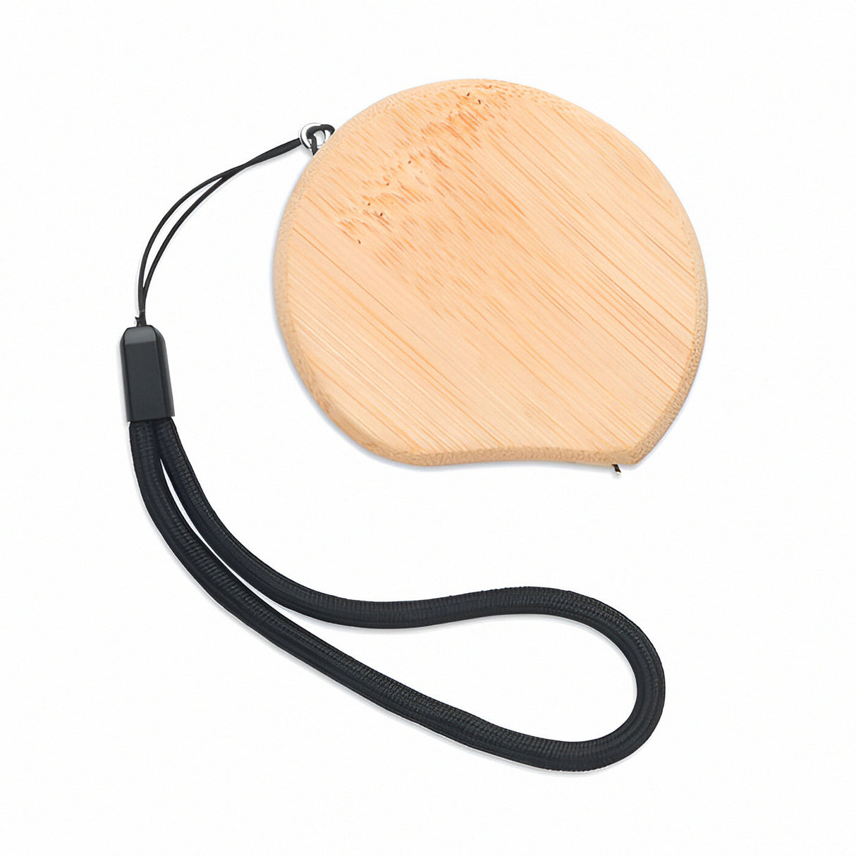 Engravable Bamboo Measuring Tape with Wrist Strap