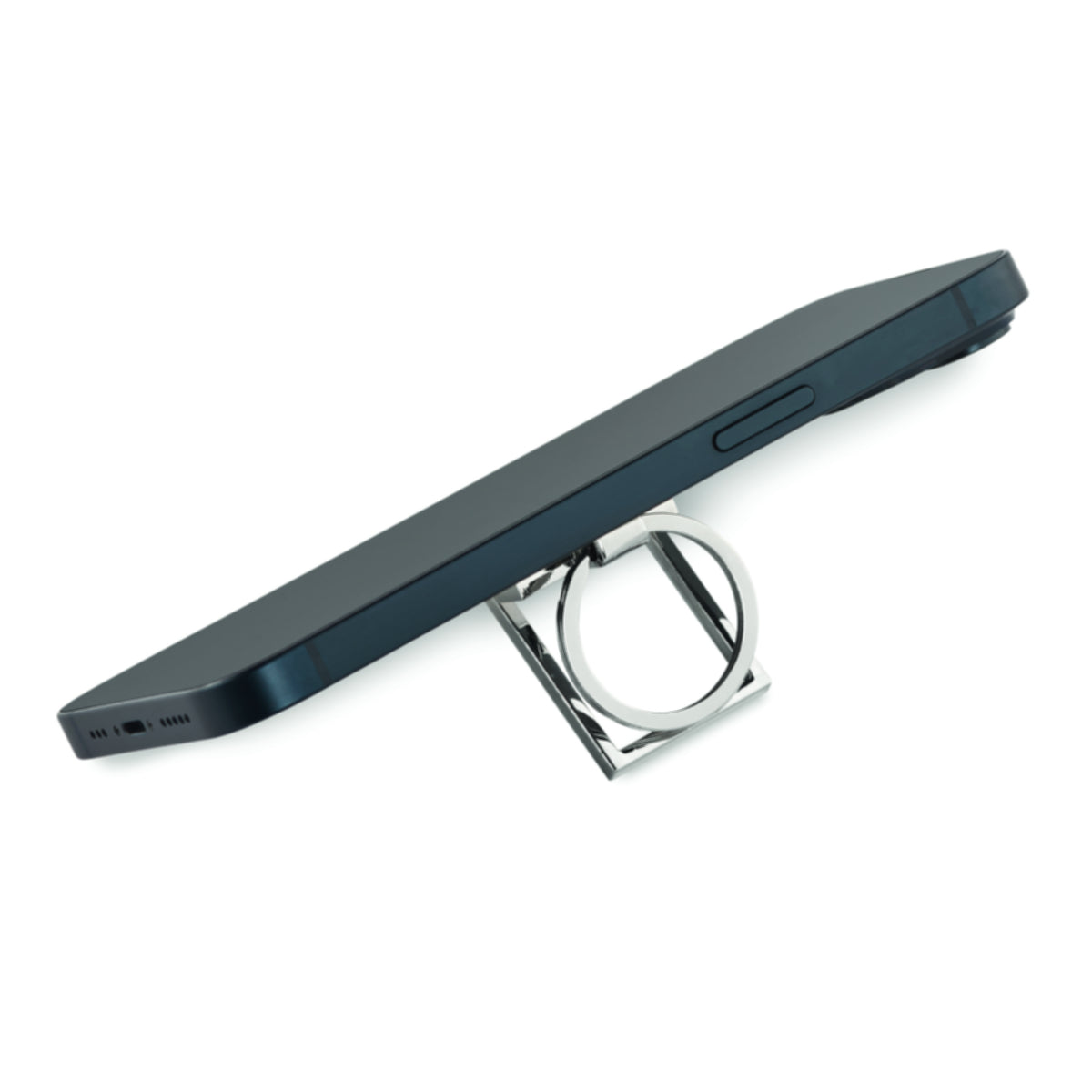 Engravable Metal Key Ring With Phone Stand