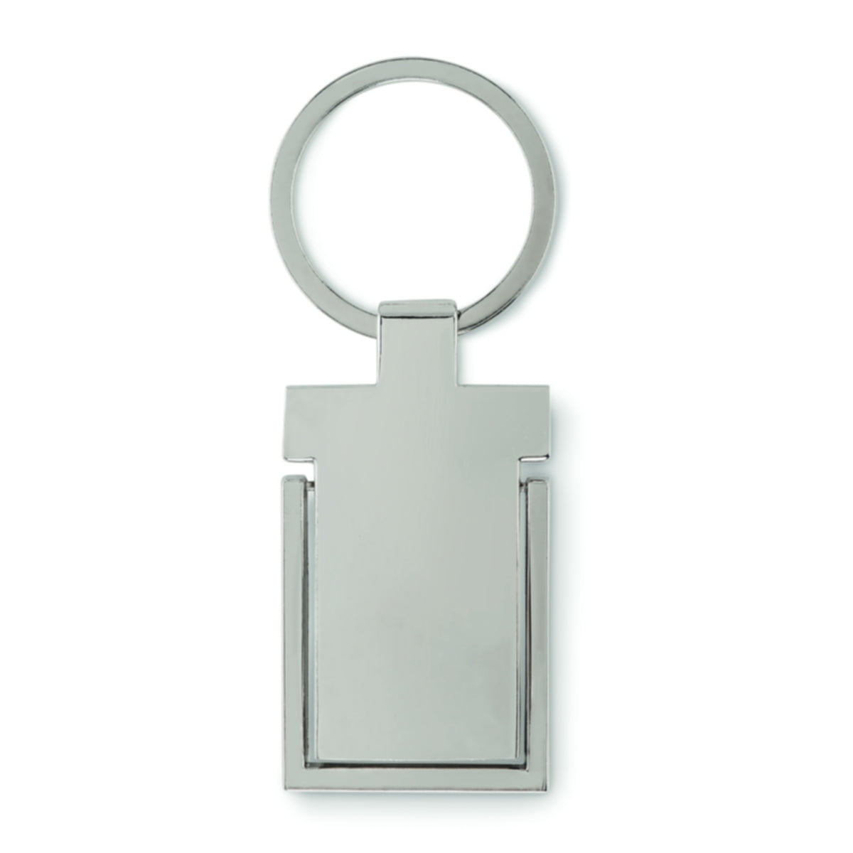 Engravable Metal Key Ring With Phone Stand