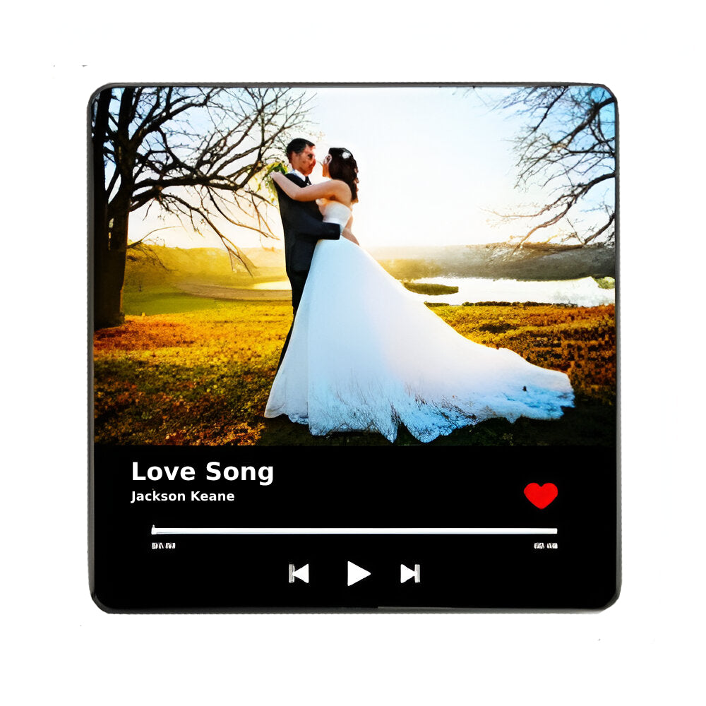 Sublimation Musical Fridge Magnet with in-built Recorder - Black