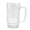 Mugs - Glass - 2 x Premium Dimpled 16oz Beer Stein/ Mug