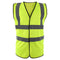 Hi Vis - ADULTS 100% Polyester Hi-Visibility Waistcoat Vest - Yellow - Longforte Trading Ltd
